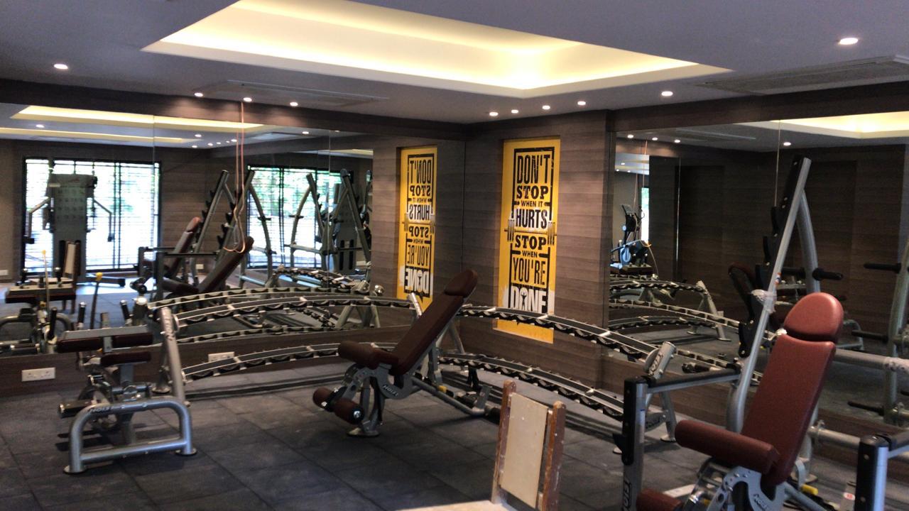 Fitness Equipment at Officers Club Nagpur